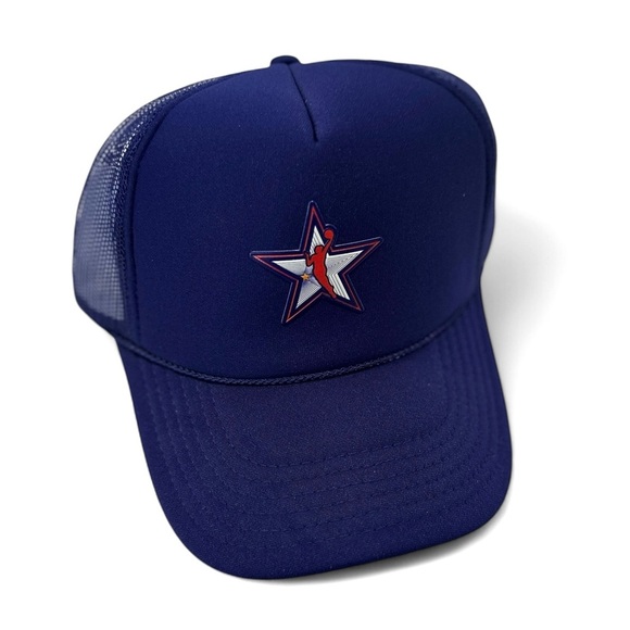 WNBA 2024 ALL STAR GAME Royal Orange Gold Star Otto Trucker Player Team Excl.